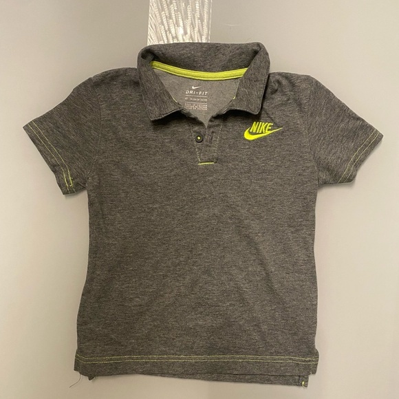 Nike Kids Gray Polo Shirt size 4T - Picture 2 of 5